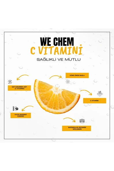 WE CHEM C Vitamini Şase Tek Kullanımlık C Vitamin 30 Adet - 2