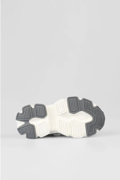 Vicco Wild 346.F25K.200 Anatomik Taban Unisex Çocuk Spor Ayakkabı Gri 30-35 - Resim 4