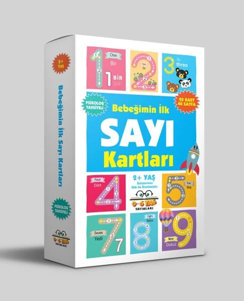 Bebeğimin İlk Sayı Kartları (2+ Yaş) ürün görseli