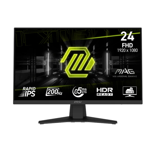 MSI MAG 244F 23.8" 0.5 ms Full HD IPS 200 Hz Oyuncu Monitörü
