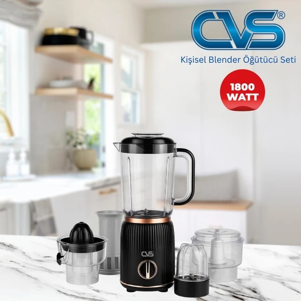 Cvs Dn 1304 5 Parça Öğütücülü Kişisel Blender Seti 1800 Watt ürün görseli