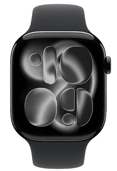 Apple Watch Series 11 GPS 46mm Simsiyah Alüminyum Kasa ve Siyah Spor Kordon Akıllı Saat - 2