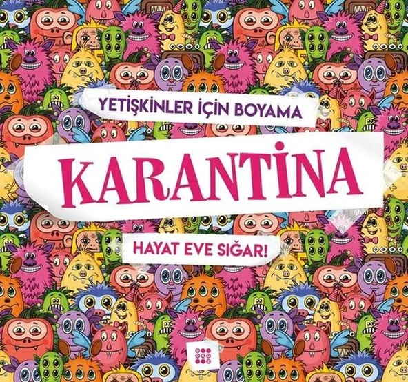 Karantina-Hayat Eve Sığar!-Yetişkinler İçin Boyama ürün görseli