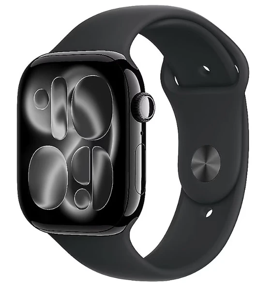 Apple Watch Series 11 GPS 46mm Simsiyah Alüminyum Kasa ve Siyah Spor Kordon Akıllı Saat
