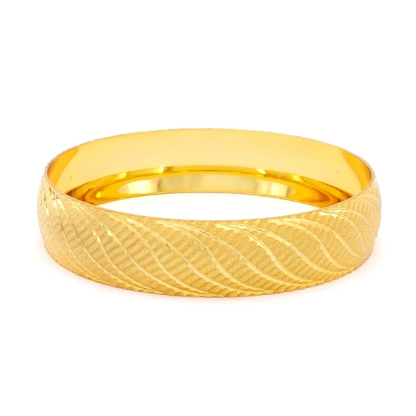 Altın Kaplama Rüzgar Model İmitasyon Bilezik-BLZ-3108 - Resim 3