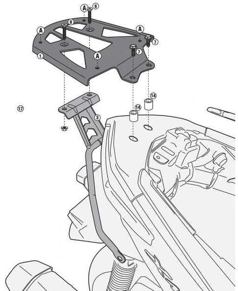 GIVISR2111YAMAHAX-MAX400(13-16)ARKAÇANTATAŞIYICI - 4