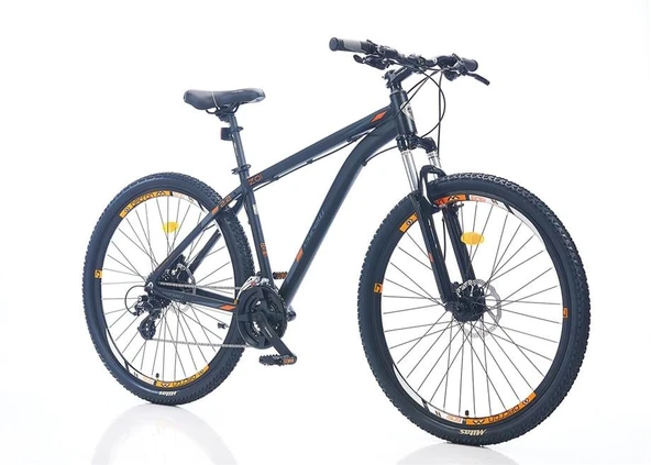 CORELLİ ZOI 2.0 ERKEK DAĞ BİSİKLETİ 459H HD 26 JANT 21 VİTES SİYAH TURUNCU ürün görseli