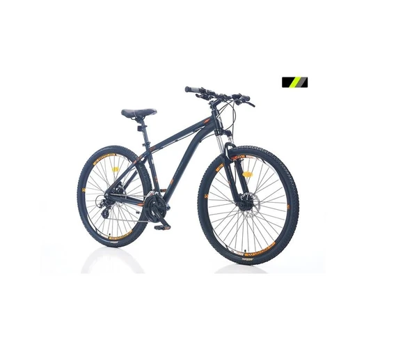 CORELLİ ZOI 2.0 ERKEK DAĞ BİSİKLETİ 459H HD 26 JANT 21 VİTES SİYAH SARI ürün görseli