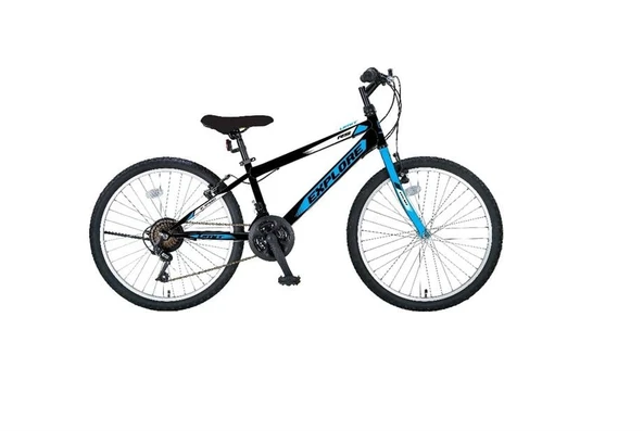 ÜMİT 2433 EXPLORER ERKEK DAĞ BİSİKLETİ V 24 JANT 21 VİTES SİYAH MAVİ ürün görseli