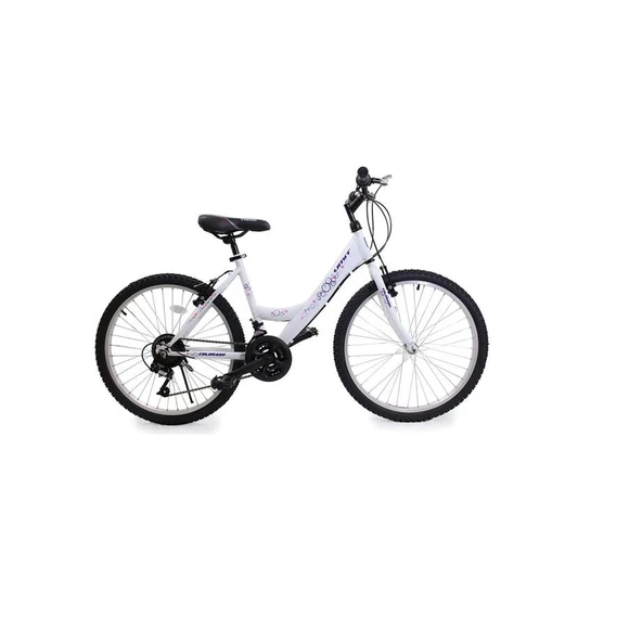 ÜMİT 2600 COLORADO KADIN DAĞ BİSİKLETİ V 26 JANT 21 VİTES BEYAZ MOR ürün görseli