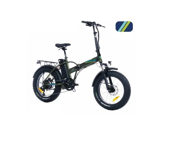 CORELLİ BROSTER VALCO FAT BIKE ELEKTRİKLİ KATLANIR BİSİKLET 42CM MD 20 JANT 7 VİTES METALİK MAVİ ürün görseli