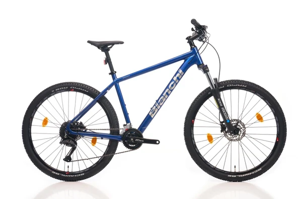 BIANCHI MAGMA 27S CUES ERKEK DAĞ BİSİKLETİ 430H HD 27.5 JANT 18 VİTES KADİFE MAVİ GÜMÜŞ ürün görseli