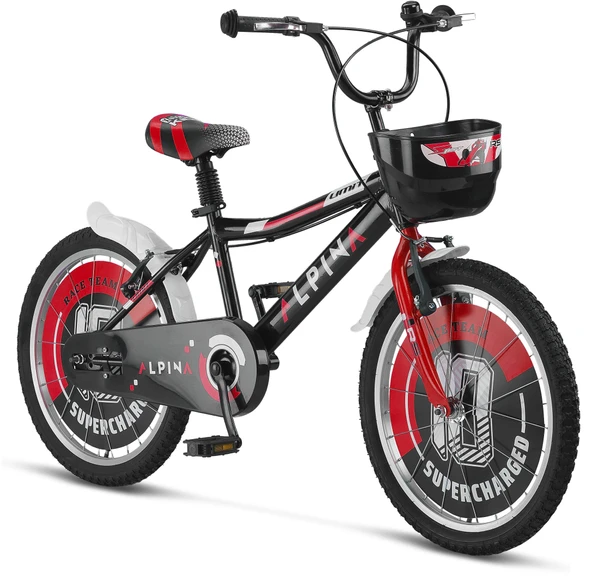 ÜMİT 2047 ALPINA-M-BMX-V-ERKEK ÇOCUK BİSİKLETİ V 20 JANT SİYAH KIRMIZI ürün görseli
