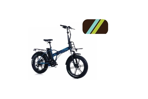 CORELLİ BROSTER TECHLA FAT BIKE ELEKTRİKLİ KATLANIR BİSİKLET 42CM HD 20 JANT 7 VİTES METALİK KAHVERENGİ ürün görseli