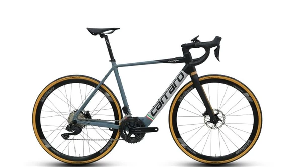 CARRARO COMPETIZIONE ELEKTRİKLİ BİSİKLET 520H HD 28 JANT 24 VİTES MAT SİYAH GRİ BRONZ ürün görseli