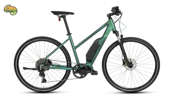 CARRARO E-SPORTIVE 6.7 KADIN ŞEHİR BİSİKLETİ 480H HD 28 JANT 9 V HD MAT MAVİ YEŞİL BUKALEMUN SİYAH BEYAZ