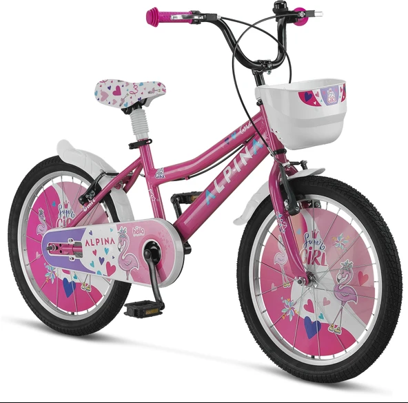 ÜMİT 2047 ALPINA-L-BMX-V 330H KIZ ÇOCUK BİSİKLETİ 20 JANT PEMBE ürün görseli