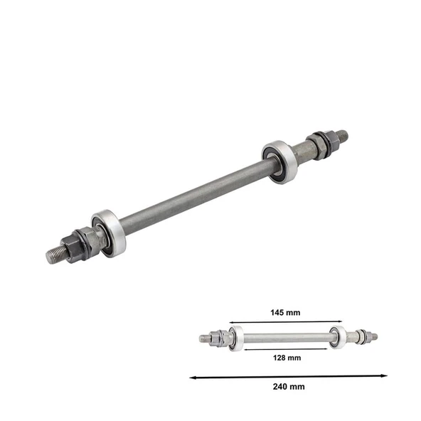 UMT ARKA MİL FAT BIKE RULMANLI 240 MM MIL-901 ürün görseli 1