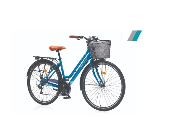 CORELLİ CLARRA BAYAN ŞEHİR BİSİKLETİ 460H V 28 JANT 21 VİTES BEYAZ SİYAH GRİ ürün görseli