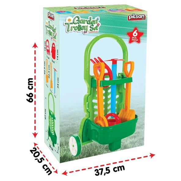 07 619 ARABALI BAHÇE SETİ - Resim 4