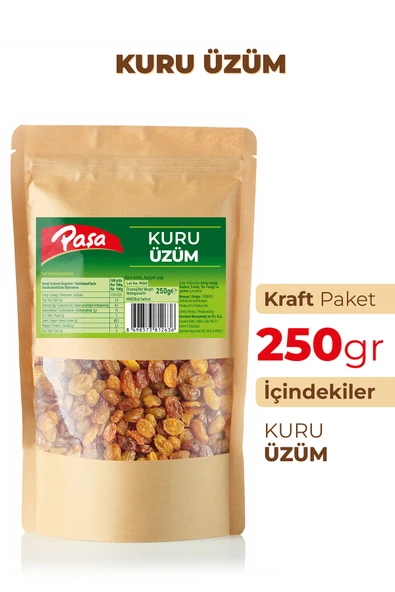 Sultaniye Kuru Üzüm 250 gr - Resim 2