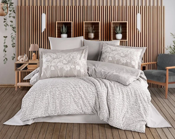 Hobby Çift Kişilik Poplin Nevresim Velura Taş ürün görseli