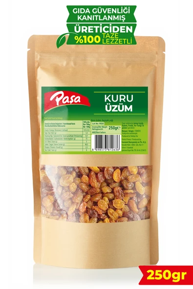 Sultaniye Kuru Üzüm 250 gr ürün görseli