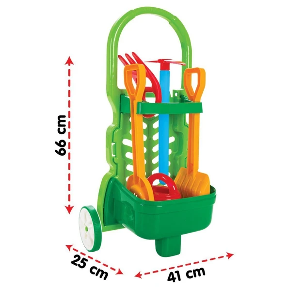 07 619 ARABALI BAHÇE SETİ - Resim 3