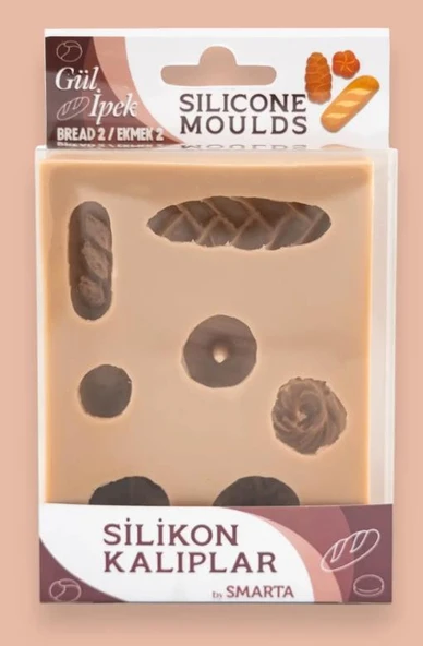 Smarta Silikon Kalıp - Gül İPEK Ekmek ürün görseli
