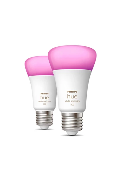Philips HueWCA 9-75W E27 Renkli Akıllı Ampul 2'li Ekopaket - 2