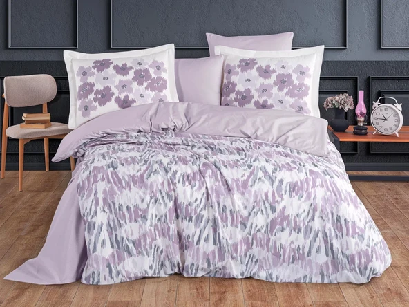 Hobby Çift Kişilik Poplin Nevresim Penny Lila ürün görseli