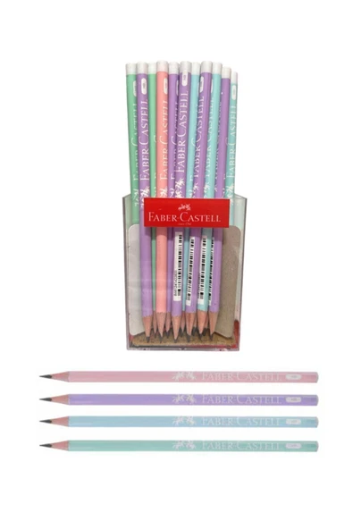 Faber Şövalye Kurşun Kalem Pastel Kalem 12 Li Paket (5244000050) ürün görseli 1