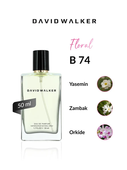 David Walker B74 Victor 50 ml Kadın Parfüm | Floral ürün görseli 1