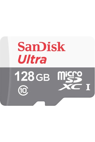 SanDisk   128gb Sdsqunr-128g-gn6mn Ultra Microsdxc 128gb 100mb-s Class 10 Uhs-ı Hafıza Kartı