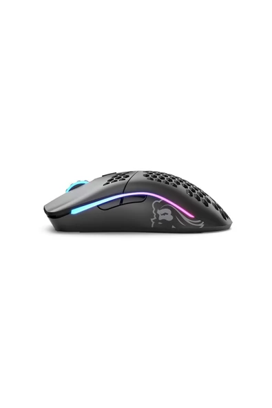 Glorious Model O Kablosuz RGB UltraLight Gaming Mouse 19K DPI 69g  Mat Siyah - Resim 4