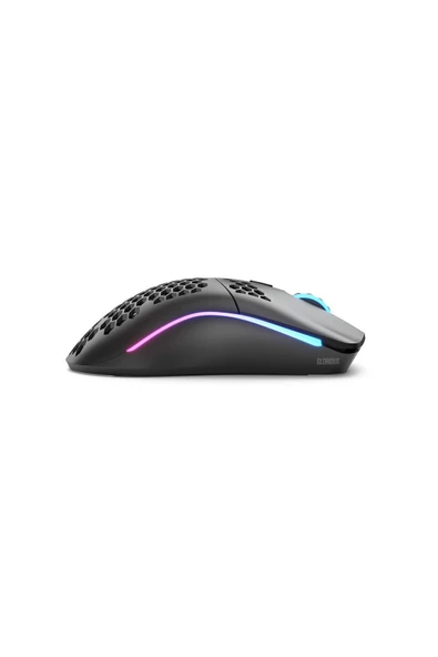 Glorious Model O Kablosuz RGB UltraLight Gaming Mouse 19K DPI 69g  Mat Siyah - Resim 5