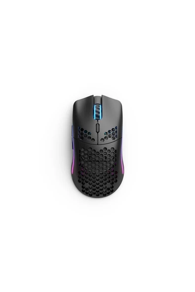 Glorious Model O Kablosuz RGB UltraLight Gaming Mouse 19K DPI 69g  Mat Siyah - Resim 2