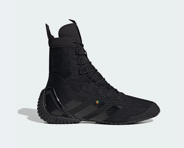 Adidas Speedex 23 Boks Ayakkabısı Siyah Carbon - Resim 2