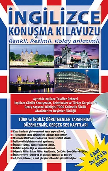 İngilizce Konuşma Kılavuzu CD'li ürün görseli