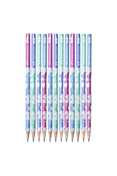 Faber-Castell Unicorn 2B Yuvarlak Kurşun Kalem 12 Adet ürün görseli 1