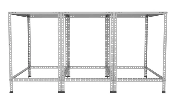 PAKETLEME MASASI - ATÖLYE, DEPO, HOBİ ÇALIŞMA MASASI  Galvaniz 177x93 cm 75 cm 1.00 mm - Resim 3