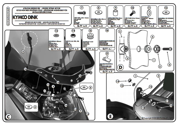 KAPPAD292KITKKYMCODINK50-125-200(06-16)RÜZGARSİPERLİKBAĞLANTISI - 2