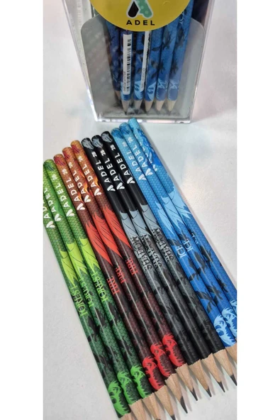 Ejderhalar Modeli 12 Adet Kurşun Kalem 2B - Resim 3