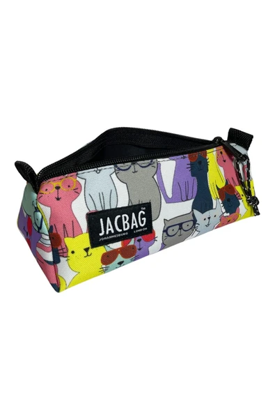 JACBAG Prıme Pencıl Case-üçgen Tip Kalemkutu sarıkedi - Resim 2