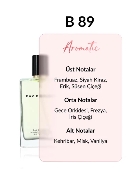 David Walker B89 Cactus 50 ml Kadın Parfüm | Aromatic - Resim 2