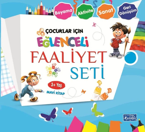 Eğlenceli Faaliyet Seti - Mavi Kitap - 3+ Yaş ürün görseli