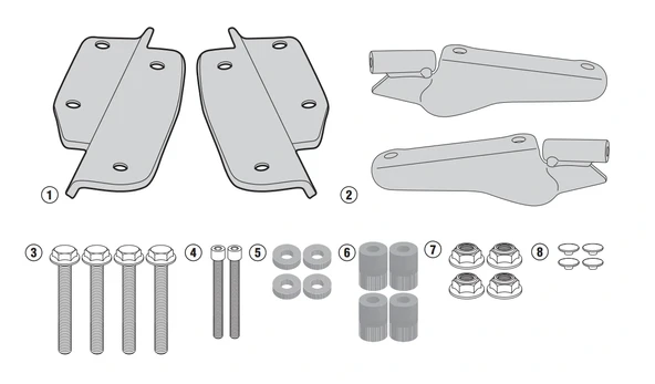 KAPPAKR1144HONDACRF1000AFRICATWIN(16-17)ARKAÇANTATAŞIYICI
