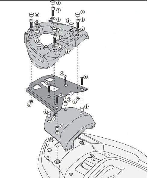 KAPPAKR1123MMHONDAFORZA300ABS(13-17)ARKAÇANTATAŞIYICI - 3