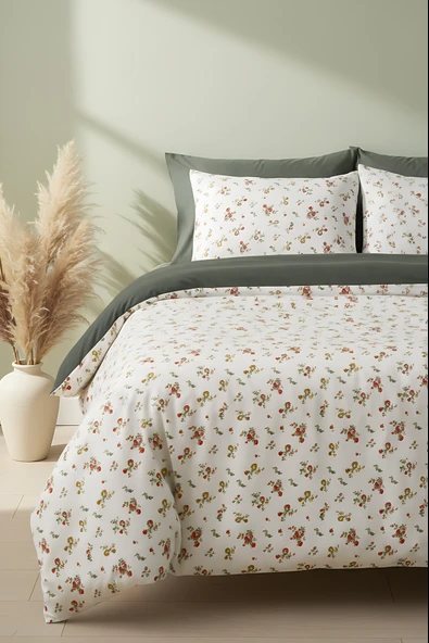 Lina Tek Kişilik Nevresim Takımı Pamuklu ürün görseli 1