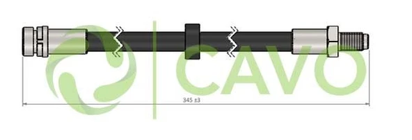 Ford Arka Fren Hortumu Sag-Sol Connect 1.8 Tdci 03>14 - Cavo C900 506a